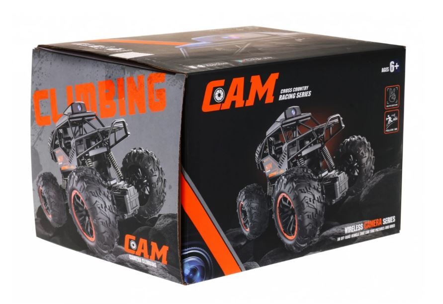 Crawler Cross Country RC Car 🚙 | WiFi 720P HD FPV Camera 📸 | 1:18 Scale Off-Road Monster Truck | Remote Control Rechargeable Toy for Boys 🎁