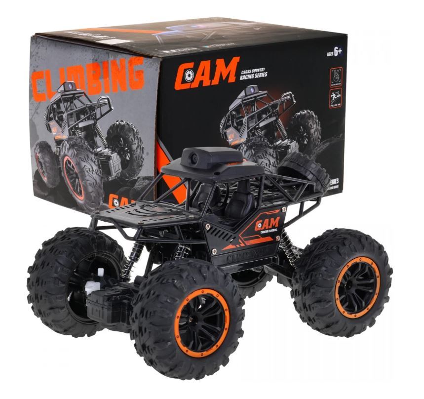 Crawler Cross Country RC Car 🚙 | WiFi 720P HD FPV Camera 📸 | 1:18 Scale Off-Road Monster Truck | Remote Control Rechargeable Toy for Boys 🎁