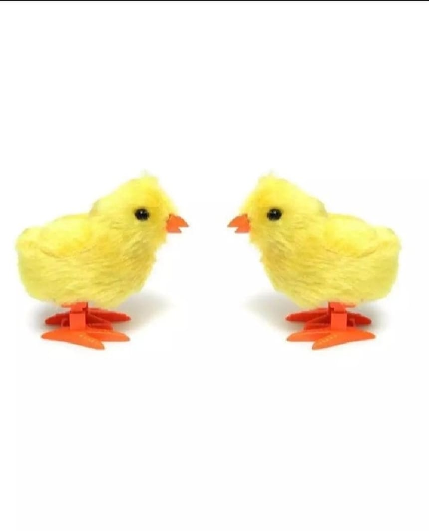 ✨ Pack of 1 Wind-Up Walking Chick Toy 🐥 | Jumping Yellow Baby Chick | Cute Kids Animal Toy Gift 🎁