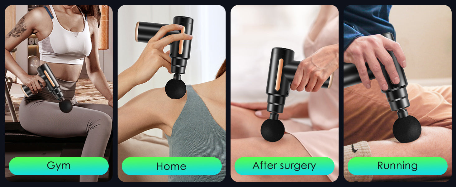 Lightweight Muscle Recovery Massage Gun - Compact Design