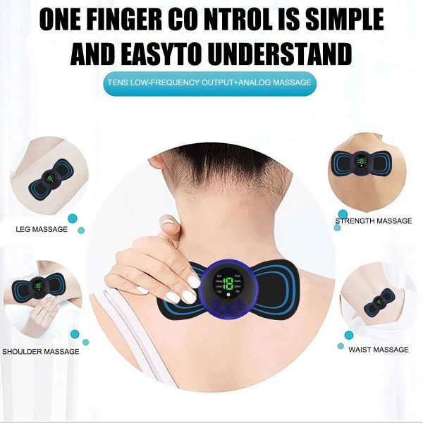 Pain Relief Portable Mini Electric Massager Pain Relief Patch in Pakistan