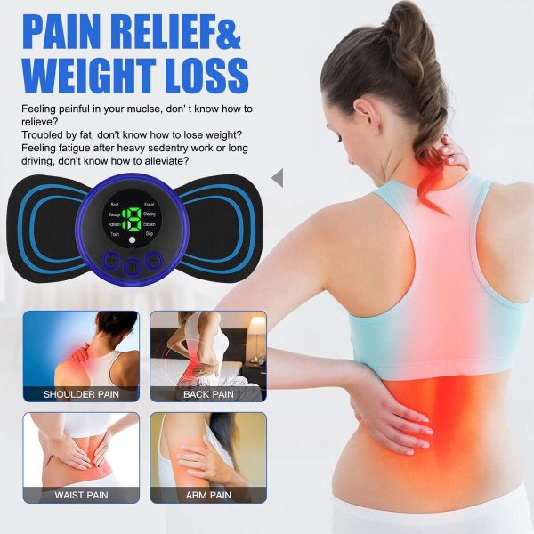 Pain Relief Portable Mini Electric Massager Pain Relief Patch in Pakistan