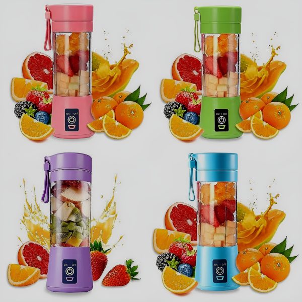 Portable Mini 6 Blade Juicer Blender (380ml) – Rechargeable