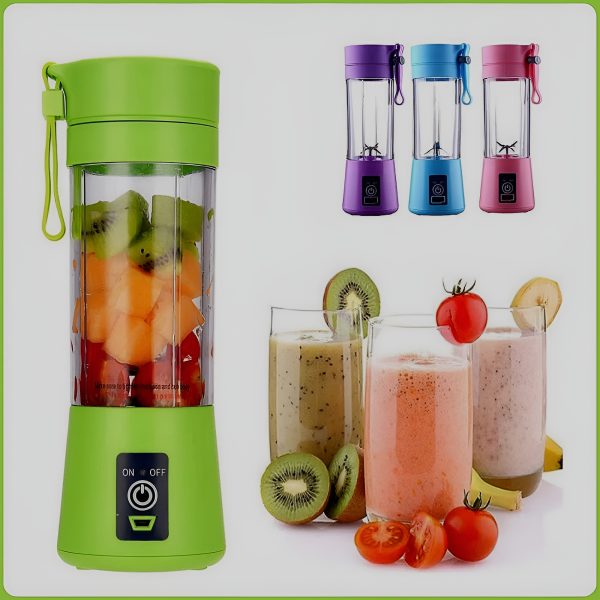 Portable Mini 6 Blade Juicer Blender (380ml) – Rechargeable
