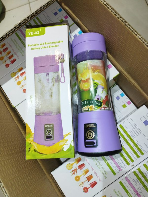 Portable Mini 6 Blade Juicer Blender (380ml) – Rechargeable