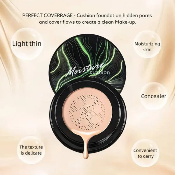 Sunisa Water Light Beauty Cushion CC Cream – Lightweight, Hydrating & Flawless Coverage | Radiant Nude Finish (20gm)