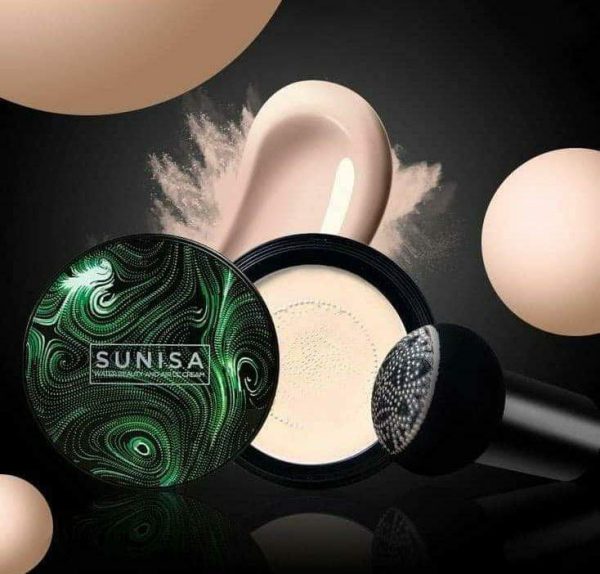 Sunisa Water Light Beauty Cushion CC Cream – Lightweight, Hydrating & Flawless Coverage | Radiant Nude Finish (20gm)