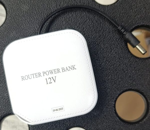 WiFi Router Power Bank 20000mAh – Dual Voltage 9V/12V | Long Backup UPS for Internet Routers – Free Delivery in Pakistan